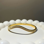 Wavy Crystal Bracelet