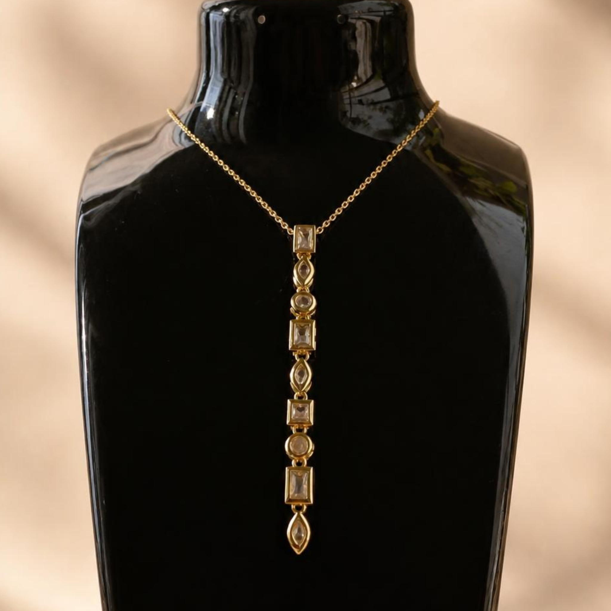 Geometric Harmony Pendant Necklace