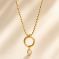 Ring Pendant Necklace