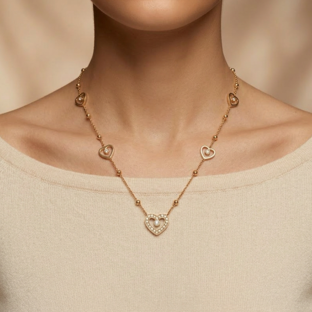 Heart Charm Neckpiece