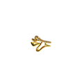 Abstract Wavy Crystal Ring