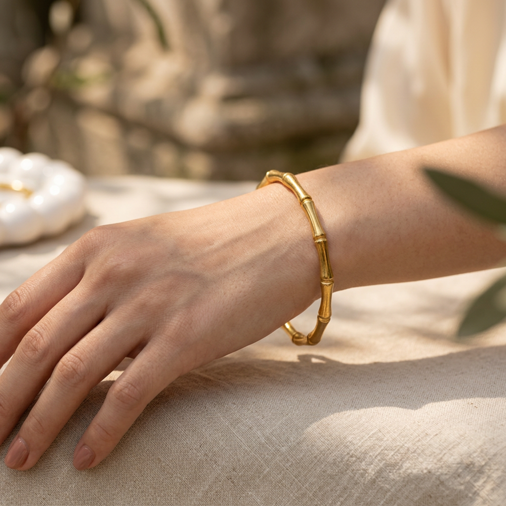 Bamboo Inspired Bracelet