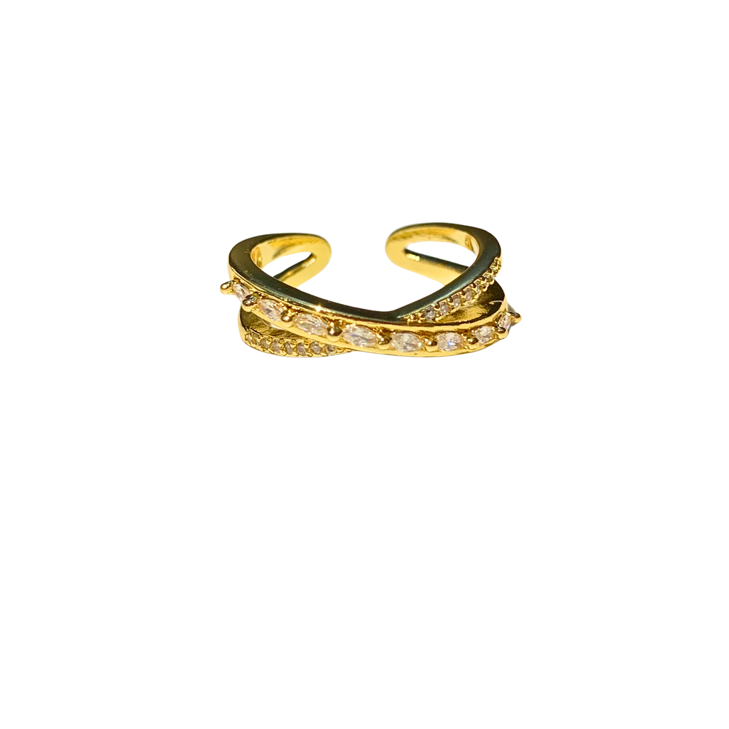 Crisscross Adjustable Ring