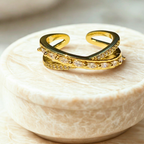 Crisscross Adjustable Ring