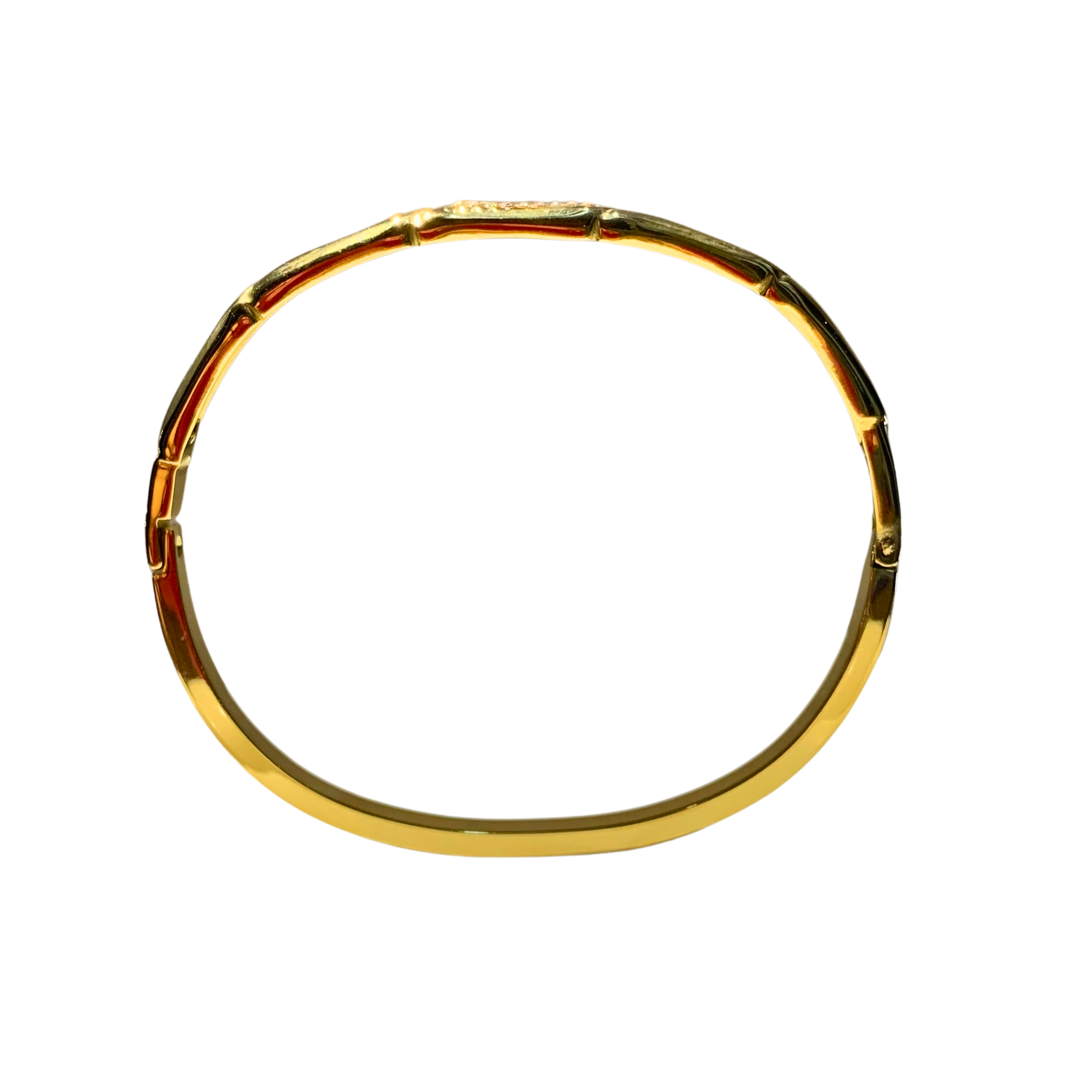 Bamboo Crystal Accent Bracelet