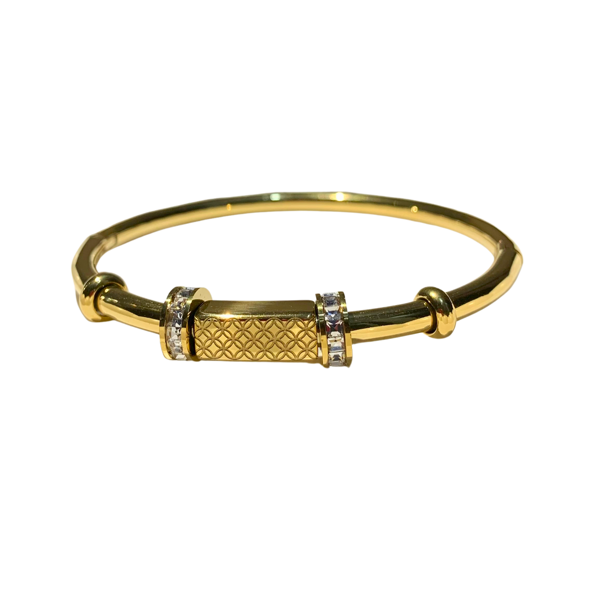Geometric Pattern Bangle