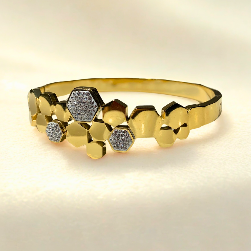 Geometric Hexagon Bracelet