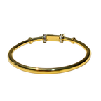 Geometric Pattern Bangle