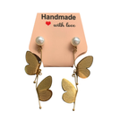 Pearl & Butterfly Earrings