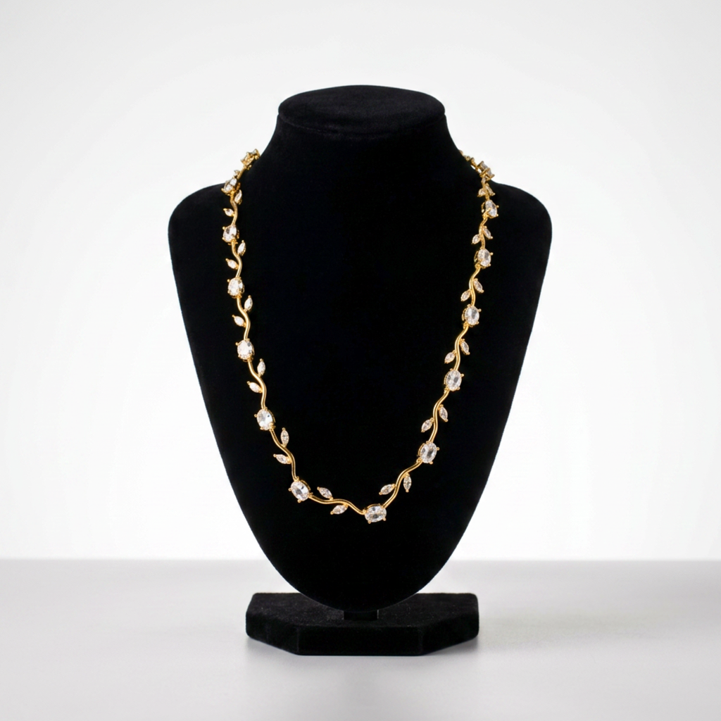 Crystal Tulip Neckpiece