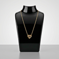 Intertwined Heart Pendant Neckpiece