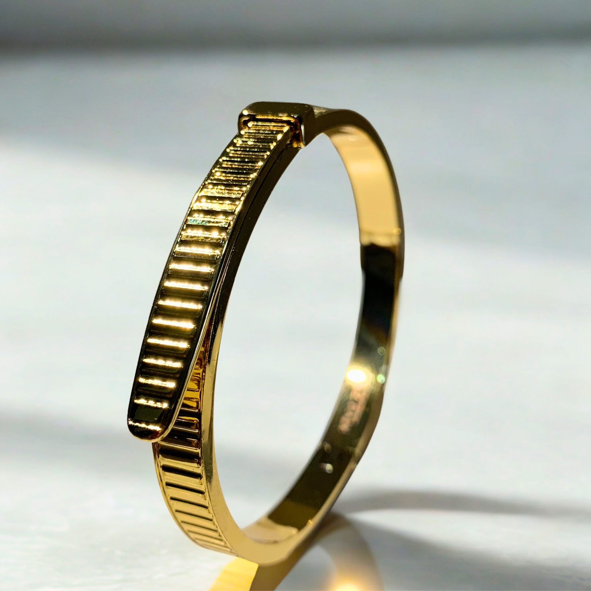 Textured Groove Bracelet