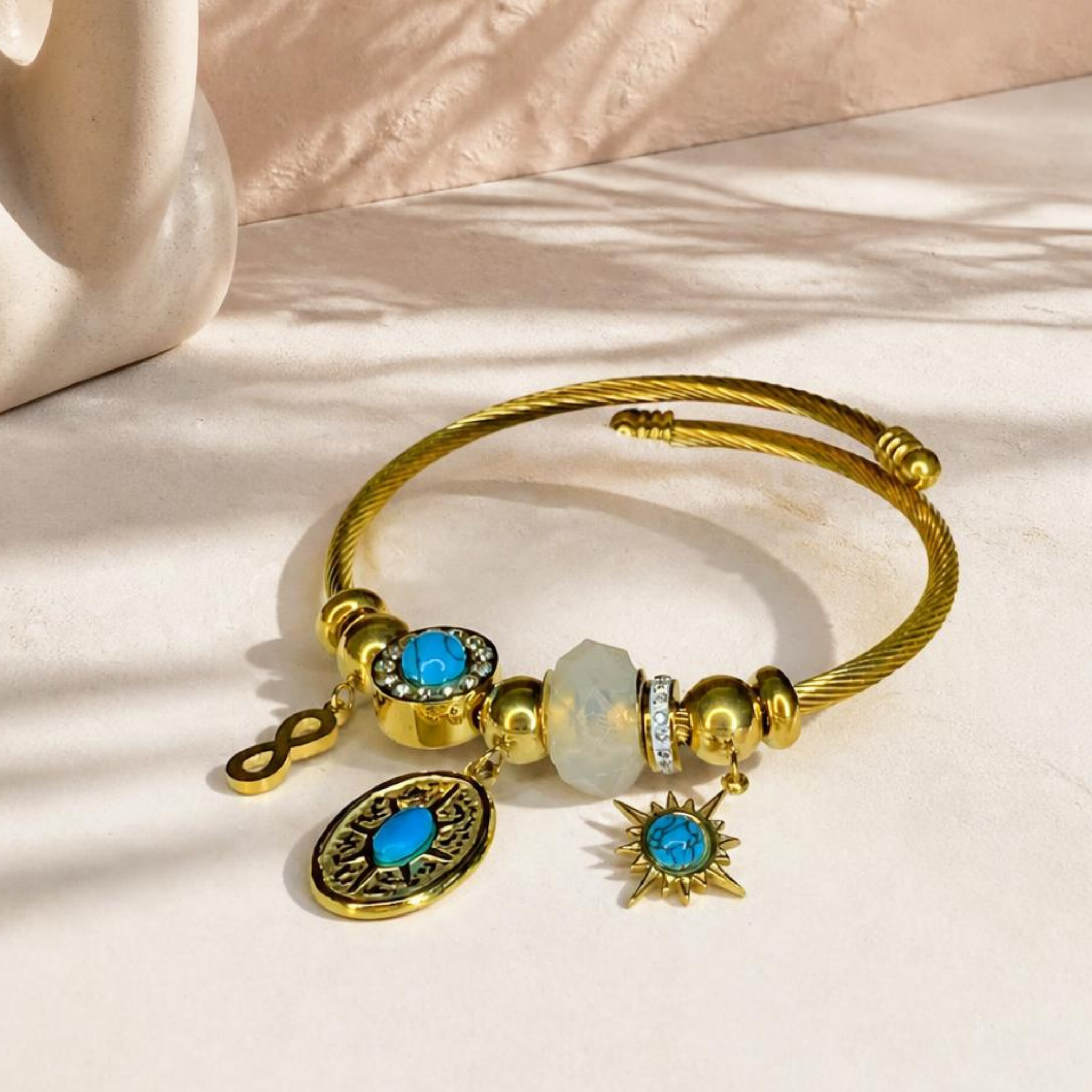 Turquoise Infinity Bracelet