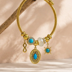 Turquoise Infinity Bracelet