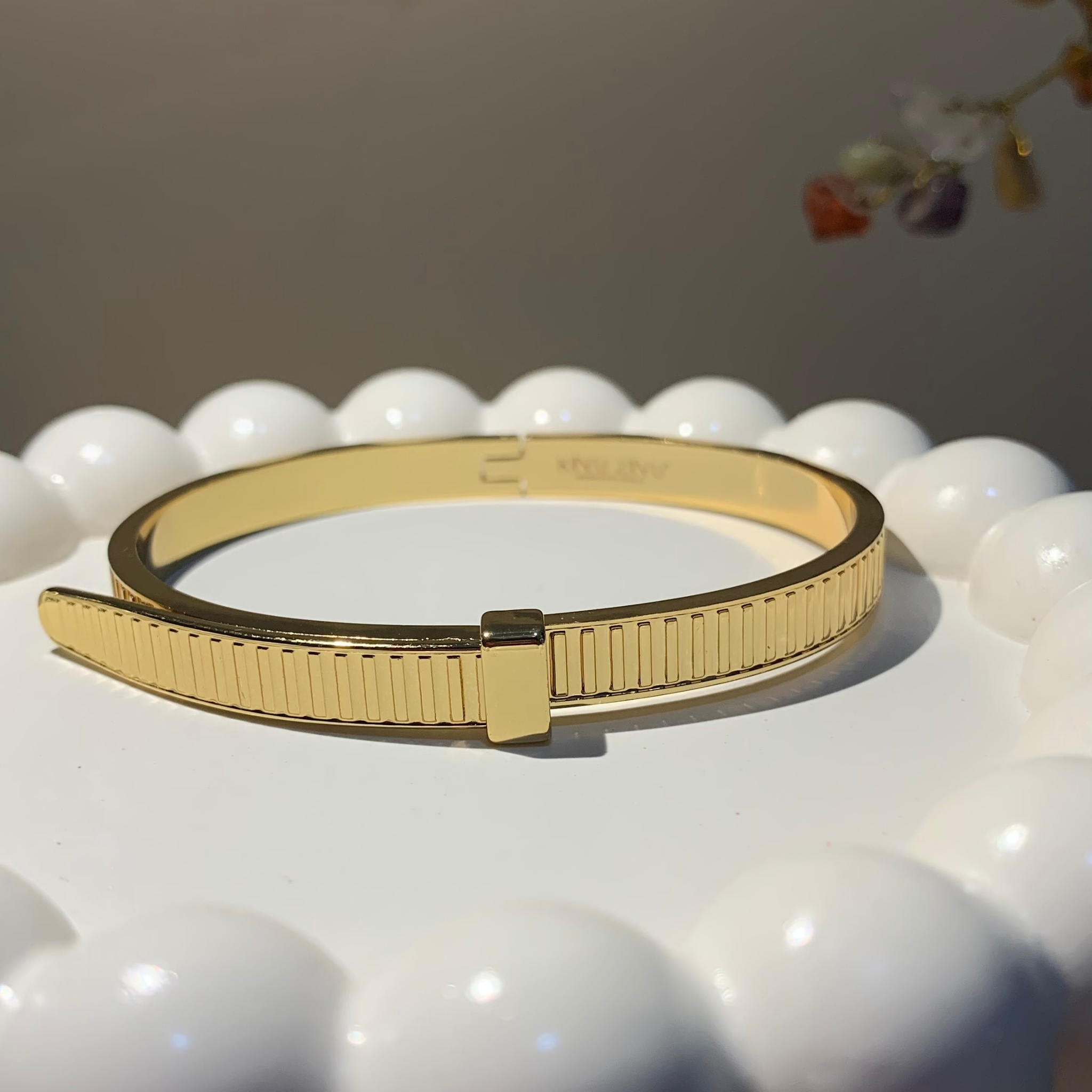 Textured Groove Bracelet