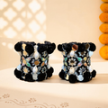 Mirror Work Banjara Cuff Pair