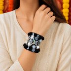 Mirror Work Banjara Cuff Pair