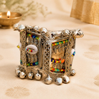 Silver Beaded Kodi Shell Banjara Cuff